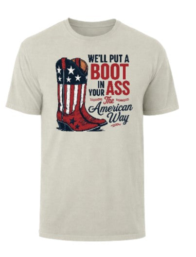 We'll put a boot in your